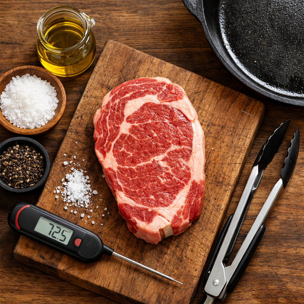 Beginner Steak Preparation Checklist: Tools, Temperatures, and Timing Tips