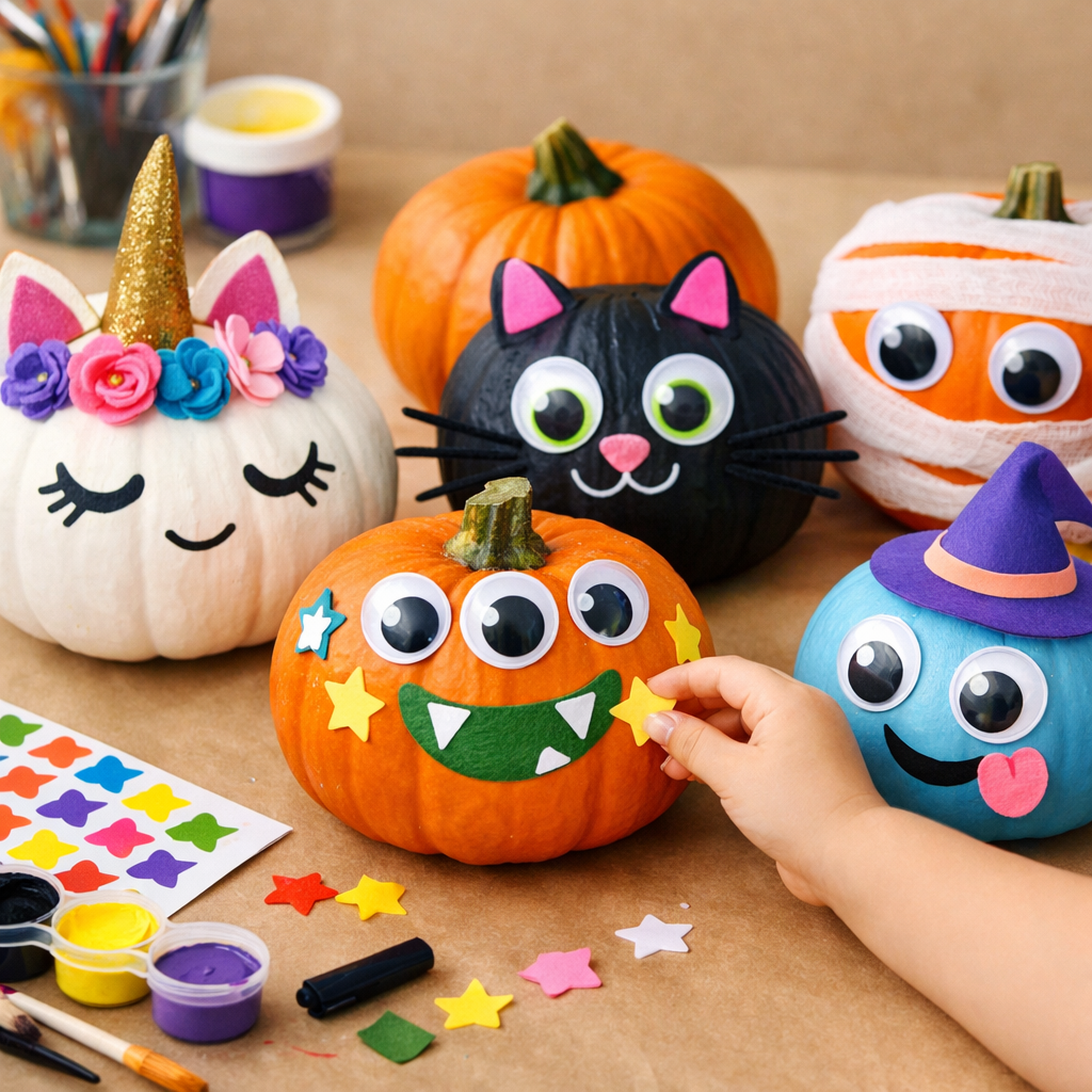 No-Carve Pumpkin Ideas for Kids: Adorable, Fast, No Knives