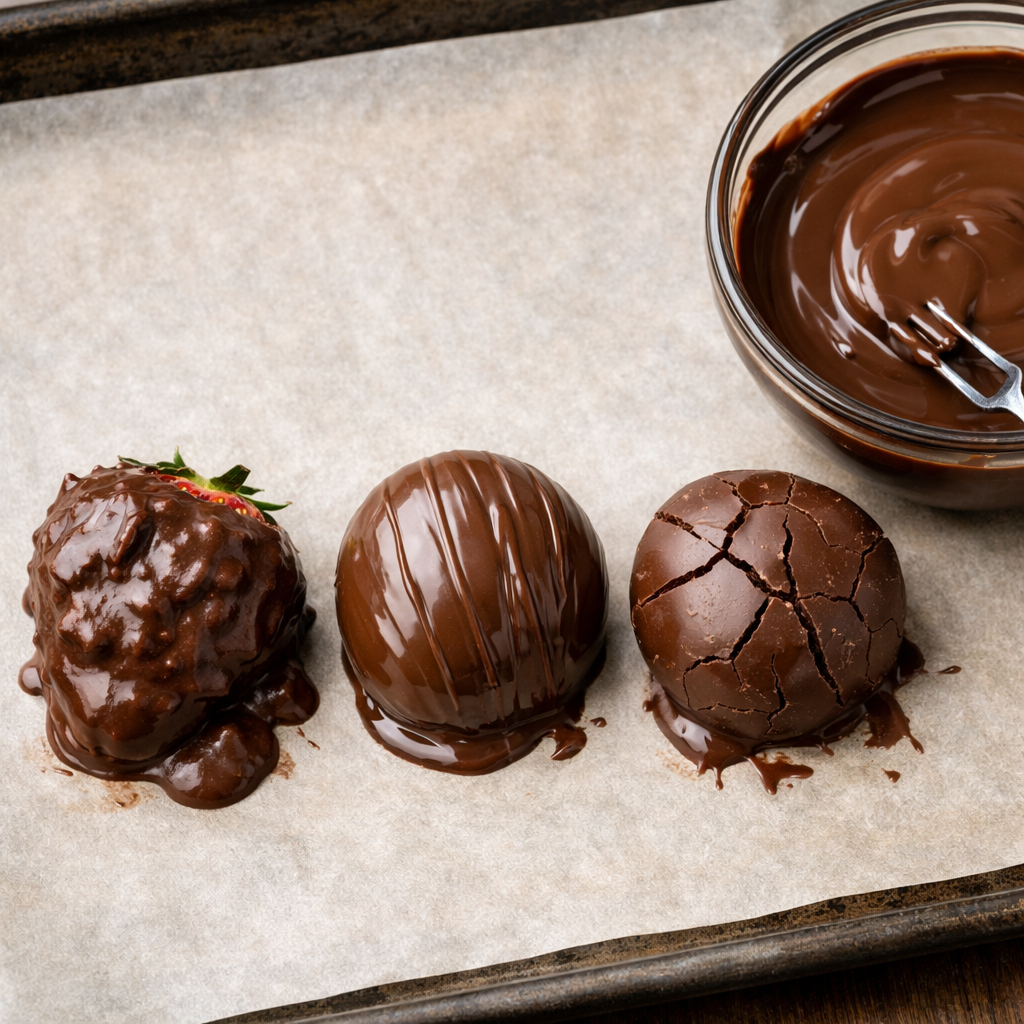 Troubleshooting Chocolate Dipping: Fixing Thick, Streaky, or Cracked Coats