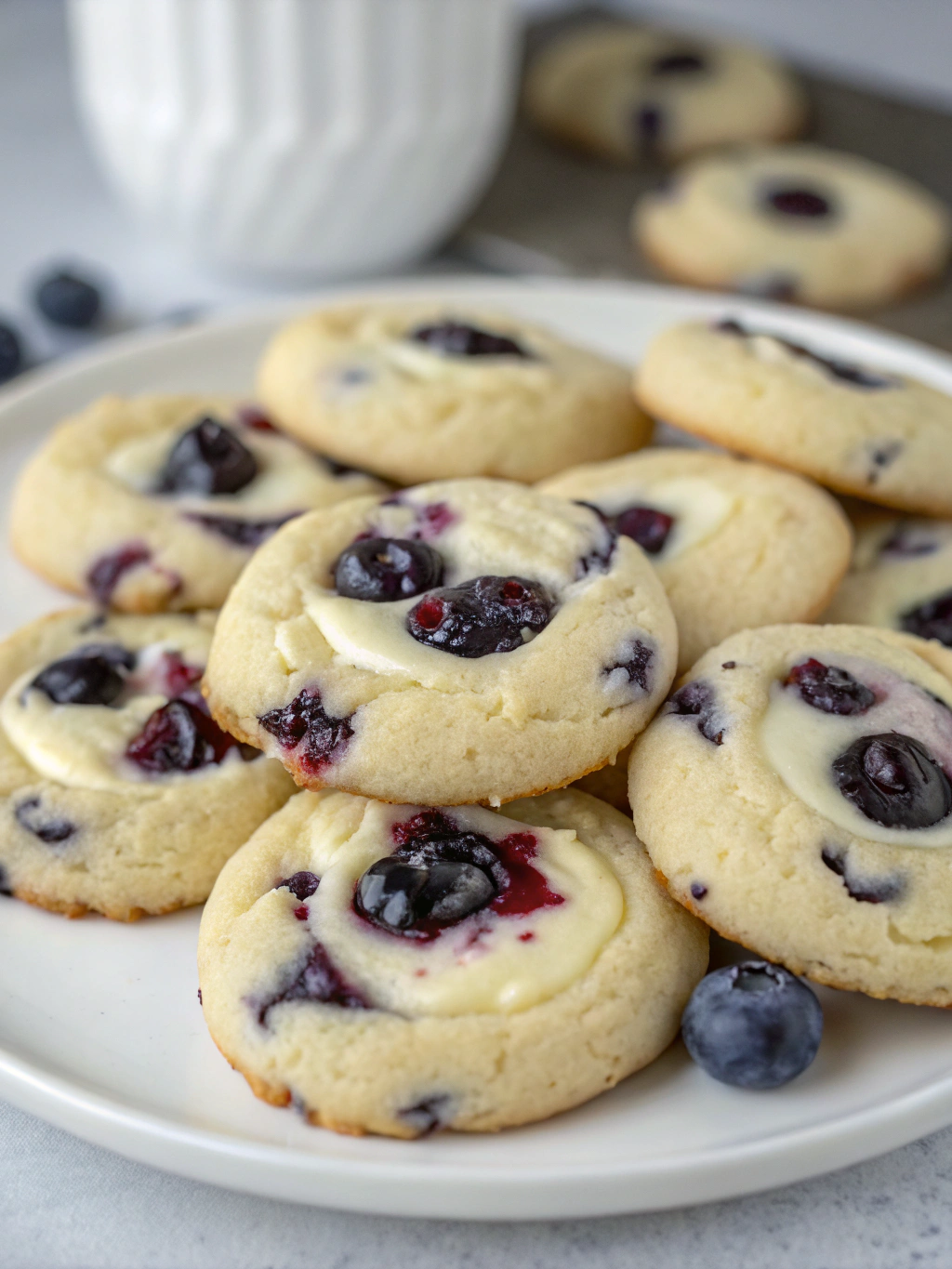 Blueberry cheesecake cookies: The best easy recipe