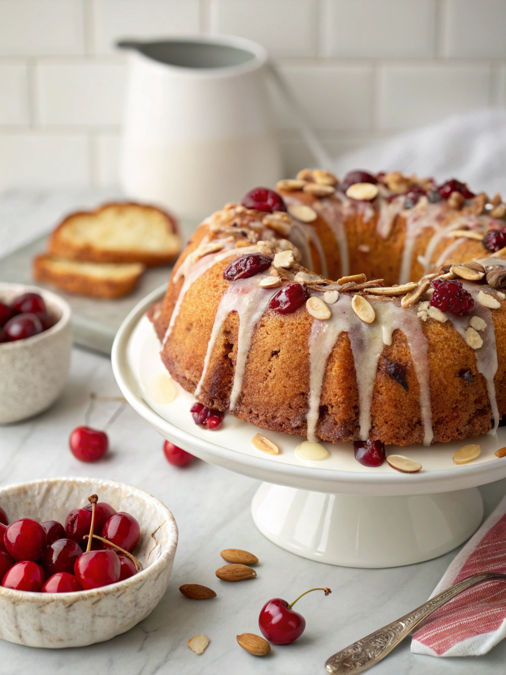 Best Cherry Almond Bundt Cake Recipe for a Sweet Treat
