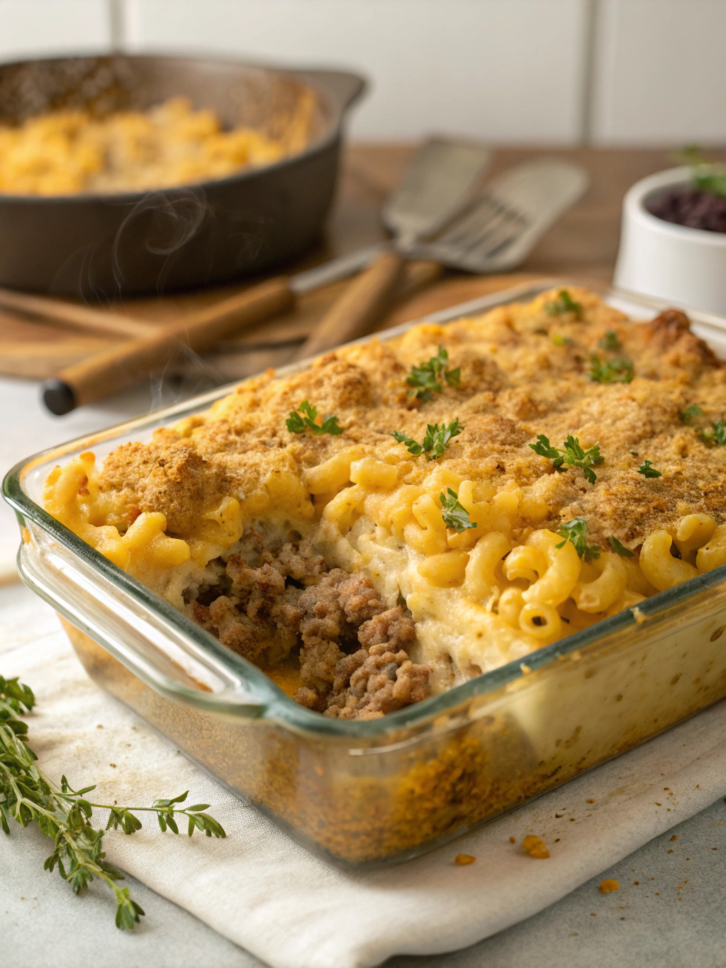 Mac and Cheese Meatloaf Casserole: The Best Comfort Food Mashup