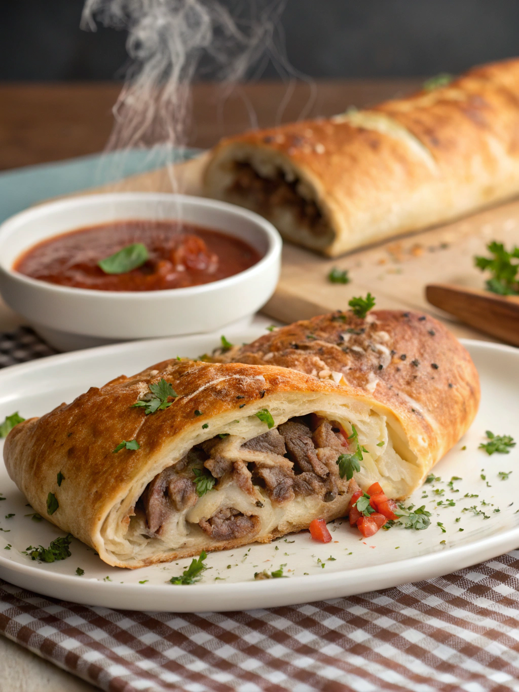 Best Philly Cheese Steak Stromboli Recipe for Dinner