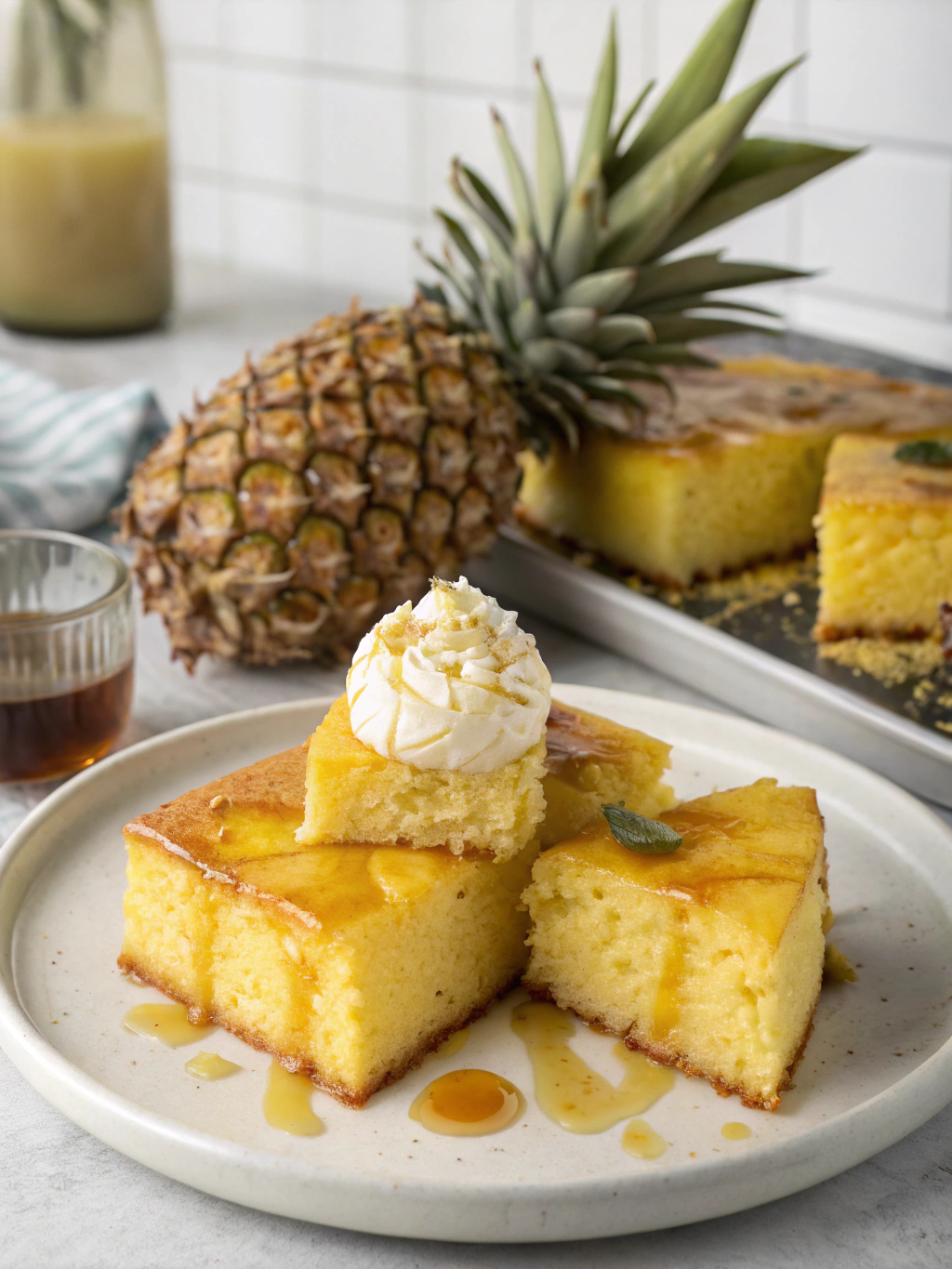 Pineapple juice cake recipe: 5 easy steps for a tropical treat