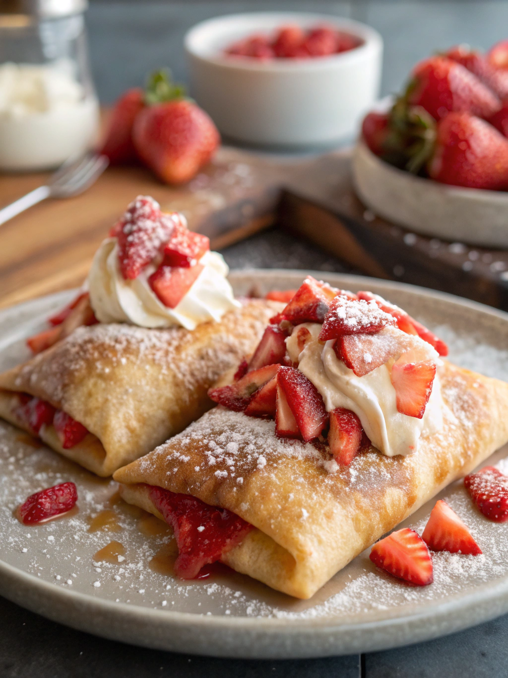 Strawberry Cheesecake Chimichangas: 5 Easy Steps to Make Them