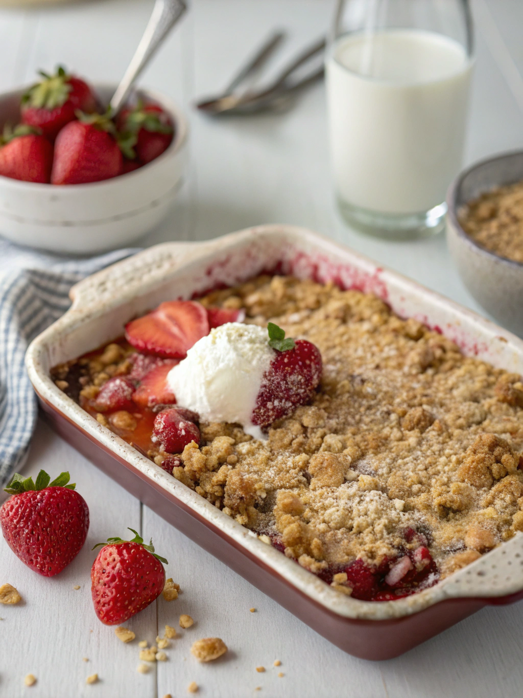 Best Strawberry Rhubarb Crisp Recipe for Summer Desserts